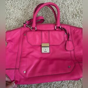 Milly Vibrant Pink Satchel